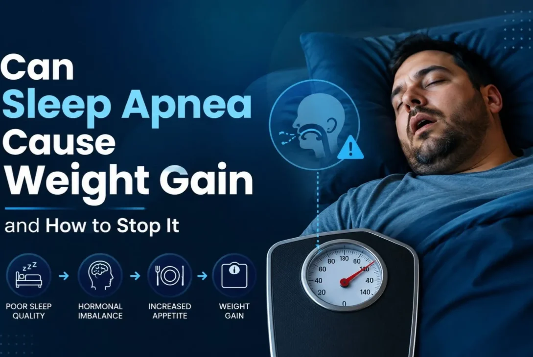 Can sleep apnea cause weight gain and how to stop it