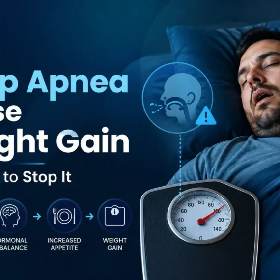 Can sleep apnea cause weight gain and how to stop it