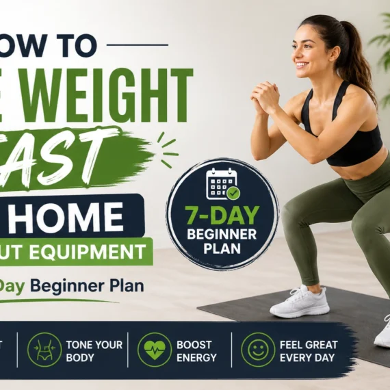 How to Lose Weight Fast at Home Without Equipment Easy 7-Day Beginner Plan