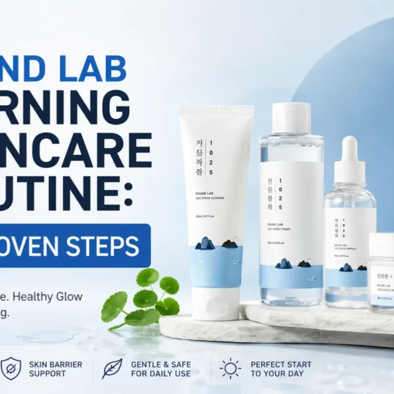 Round Lab Morning Skincare Routine 5 Proven Steps