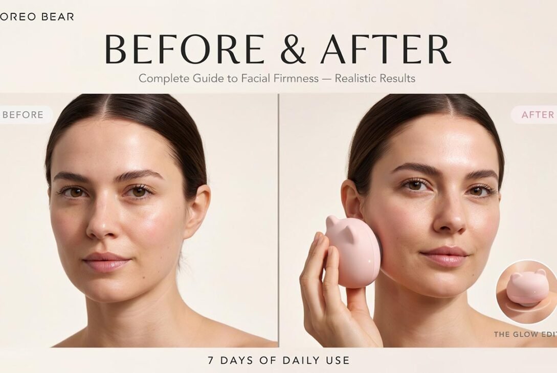 FOREO BEAR Before and After Complete Guide: Facial Firmness, Realistic Results