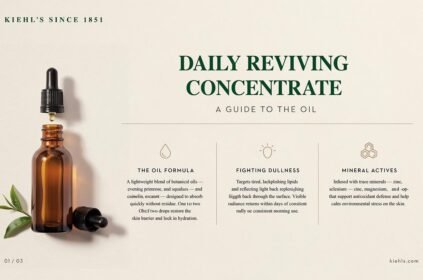 Kiehl's Daily Reviving Concentrate Guide: Oil Formula, Dullness & Mineral