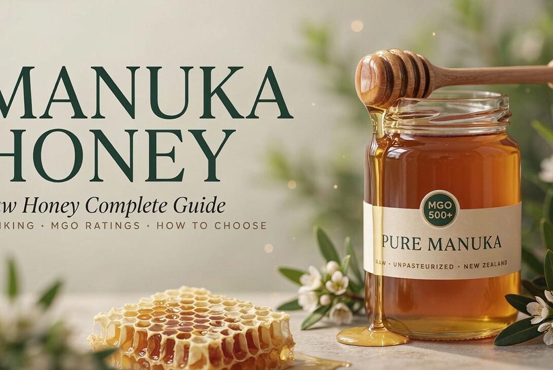 Manuka Honey Raw Honey Complete Guide: Ranking, MGO Ratings & How to Choose