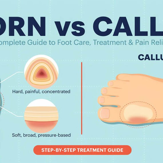 Corn vs Callus Complete Guide: Foot Care, Treatment & Painful