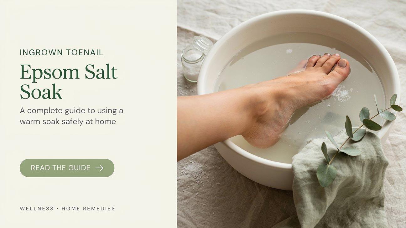 Ingrown Toenail Epsom Salt Complete Guide: How to Use a Warm Soak Safely