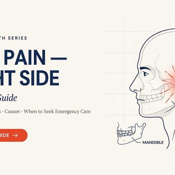 Jaw Pain Right Side Complete Guide: Treatment, and Emergency Warning Signs