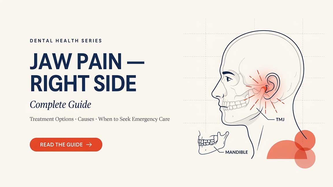 Jaw Pain Right Side Complete Guide: Treatment, and Emergency Warning Signs