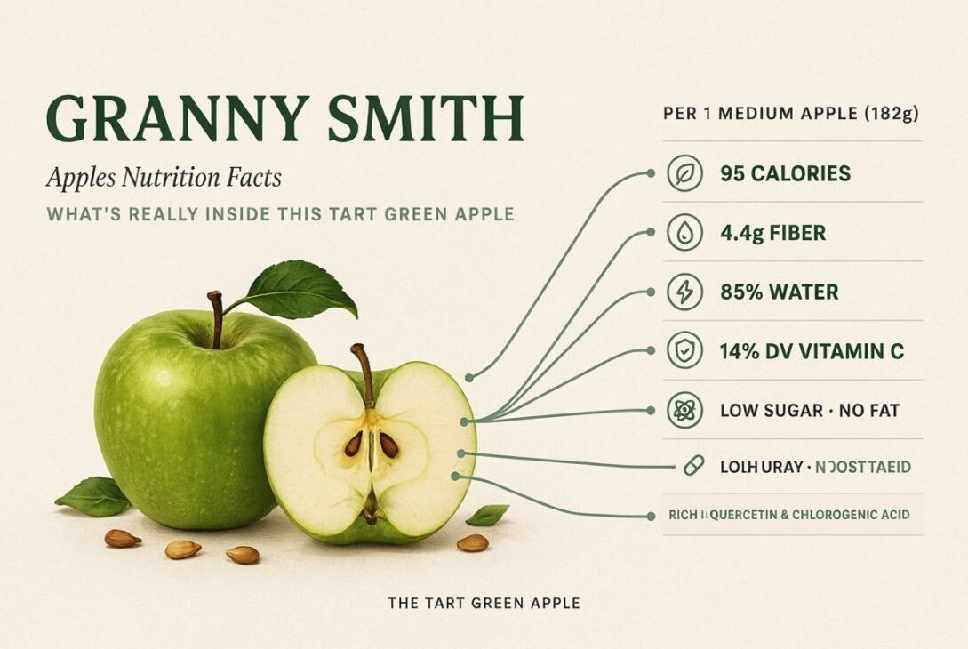 Granny Smith Apples Nutrition Facts: What's Really Inside This Tart Green Apple