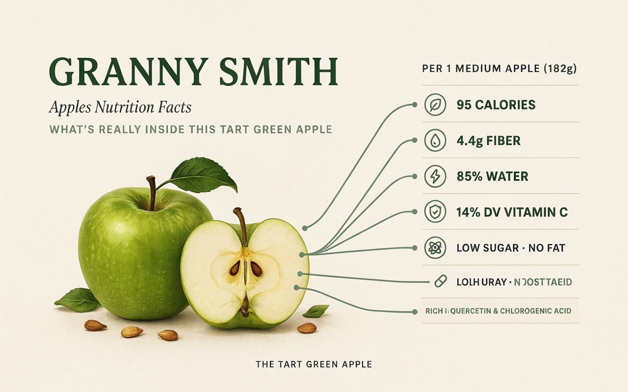 Granny Smith Apples Nutrition Facts: What's Really Inside This Tart Green Apple