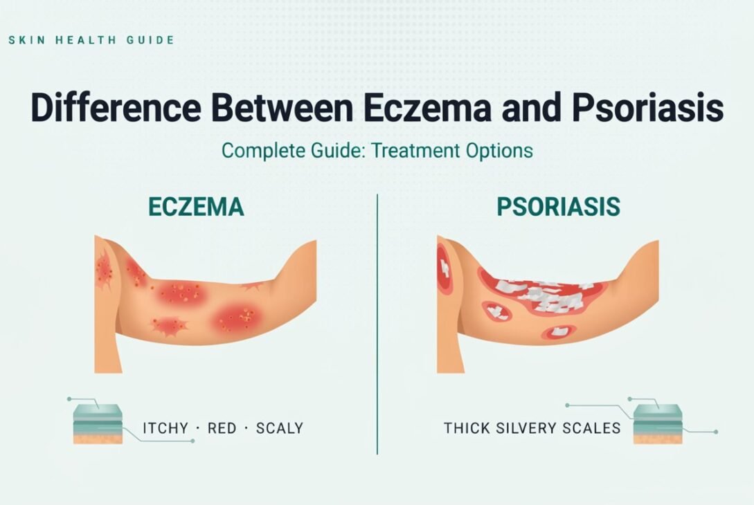 Difference Between Eczema and Psoriasis Complete Guide: Treatment Options