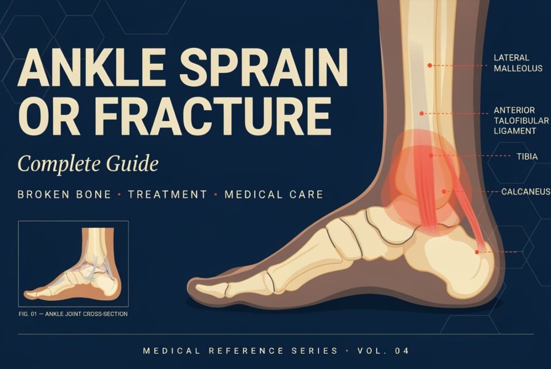 Ankle Sprain or Fracture Complete Guide: Broken Bone, Treatment & Medical Care