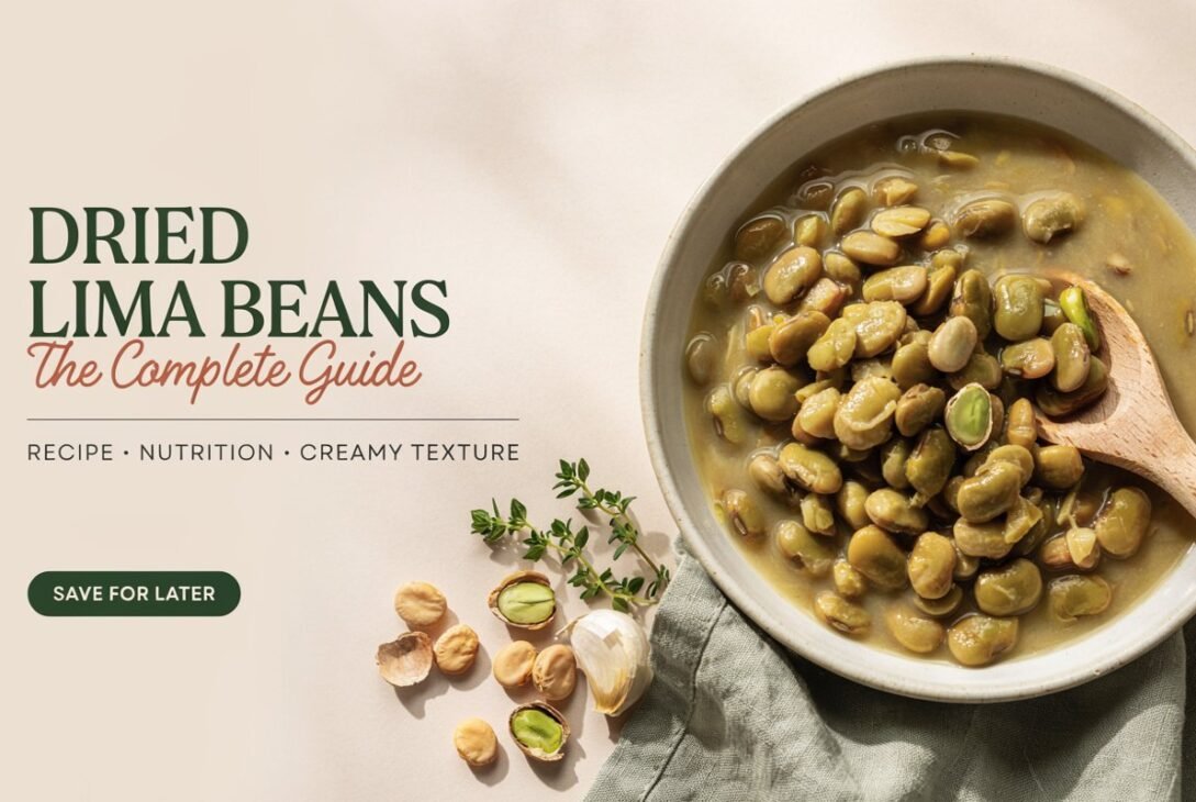 Dried Lima Beans Complete Guide: Recipe, Nutrition & Creamy Texture