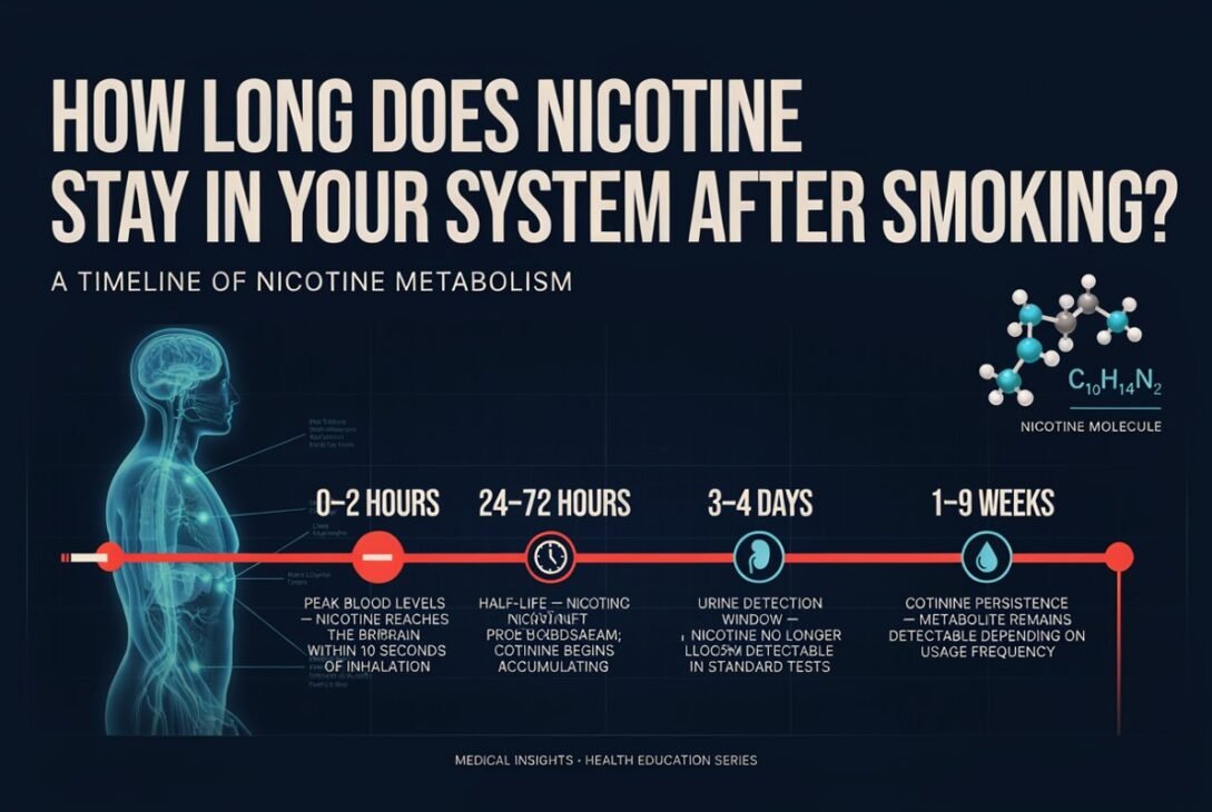 How Long Does Nicotine Stay In Your System After Smoking