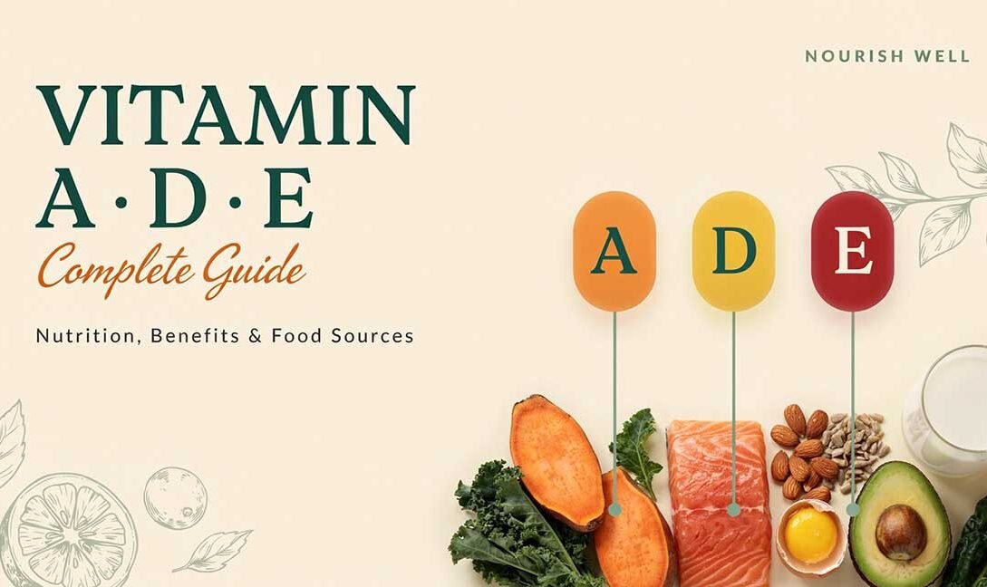 Vitamin A D and E Complete Guide: Nutrition, Benefits & Food Sources