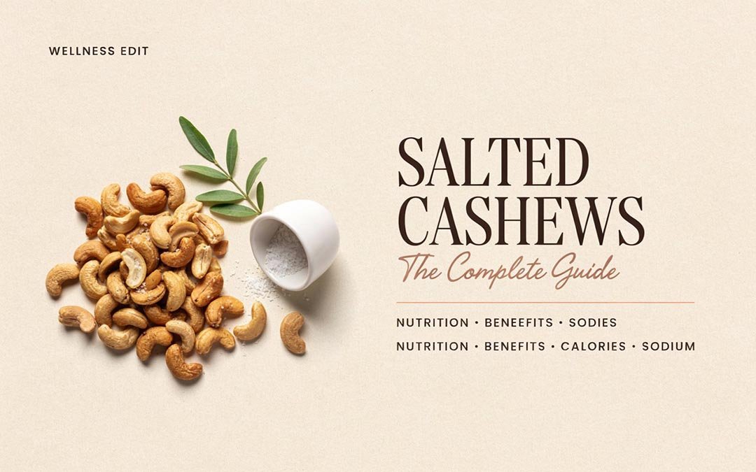 Salted Cashews Complete Guide: Nutrition, Benefits, Calories & Sodium