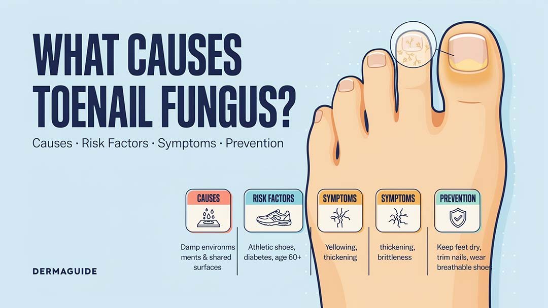 What Causes Toenail Fungus? Causes, Risk Factors, Symptoms, and Prevention