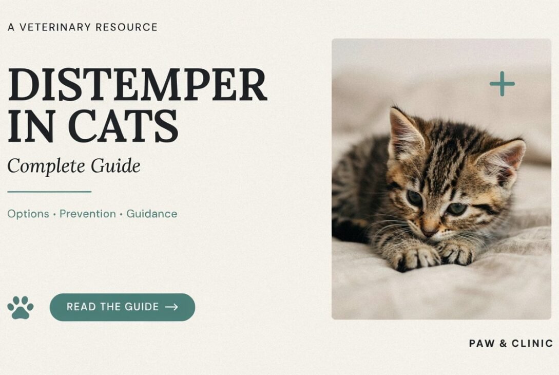 Distemper in Cats Complete Guide: Options, Prevention, and Guidance