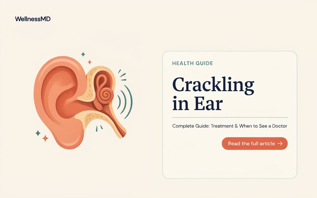 Crackling in Ear Complete Guide: Treatment & When to See a Doctor