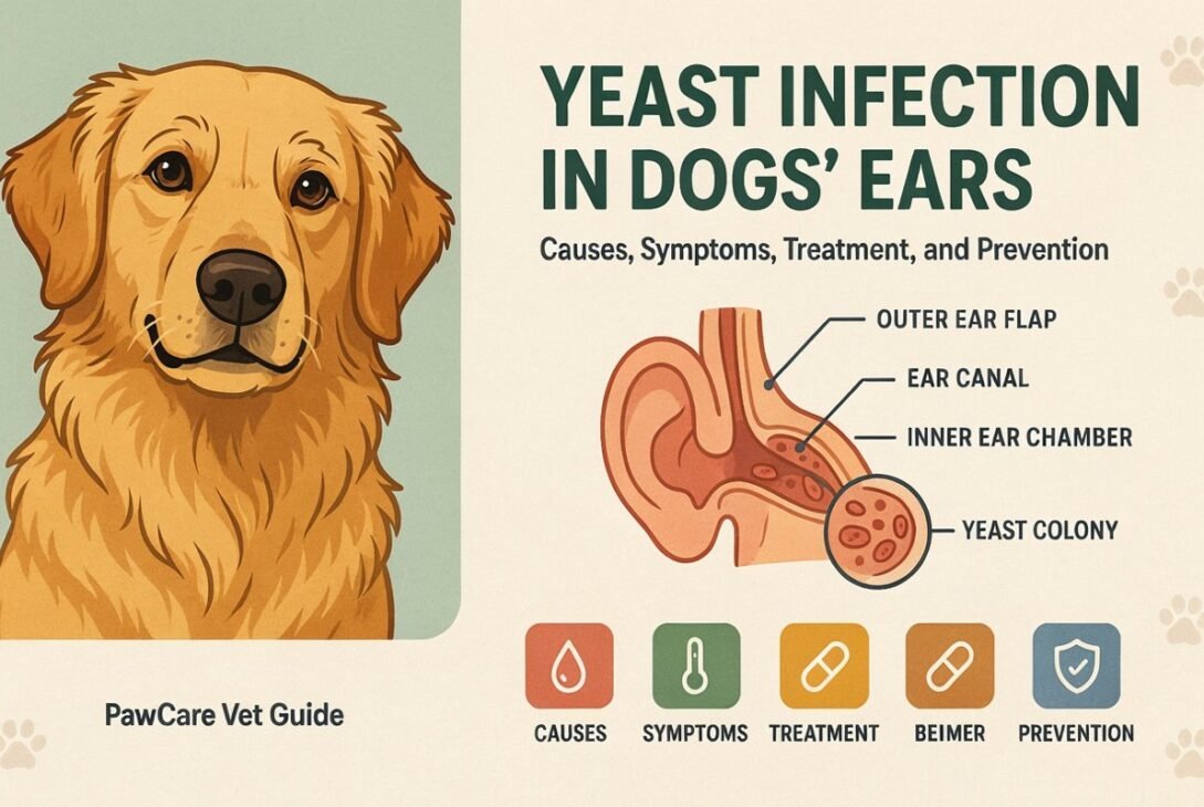 Yeast Infection in Dogs' Ears: Causes, Symptoms, Treatment, and Prevention