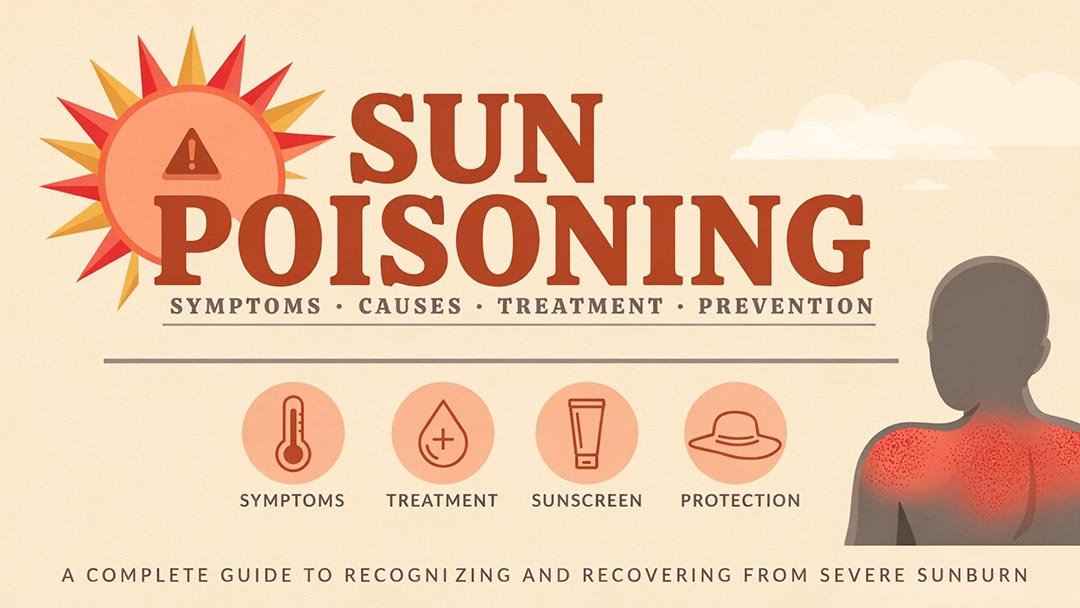 Sun Poisoning: Symptoms, Causes, Treatment, and How to Prevent It