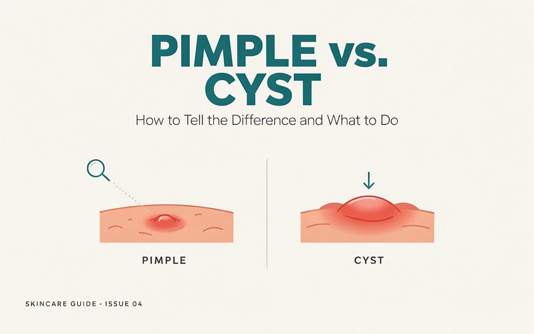 Pimple/Cyst: How to Tell the Difference and What to Do